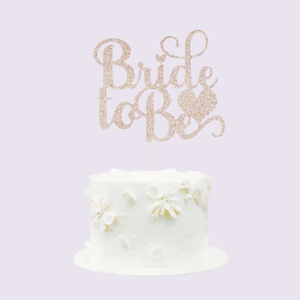 (3 for $18) Bride To Be Cake Topper